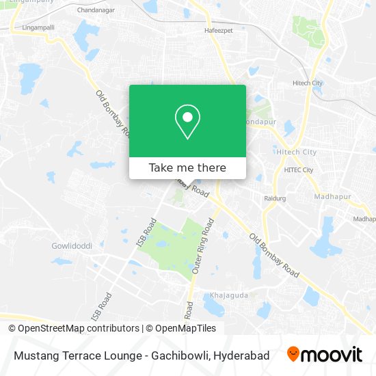 Mustang Terrace Lounge - Gachibowli map