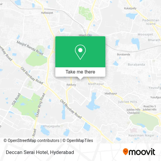 Deccan Serai Hotel map