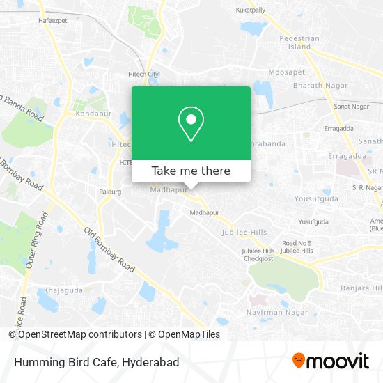 Humming Bird Cafe map