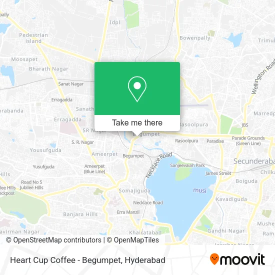 Heart Cup Coffee - Begumpet map