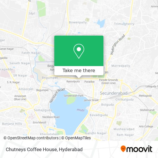 Chutneys Coffee House map