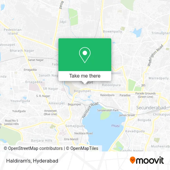 Haldiram's map