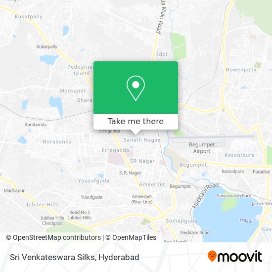 Sri Venkateswara Silks map