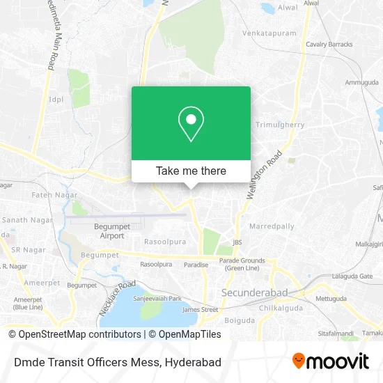 Dmde Transit Officers Mess map