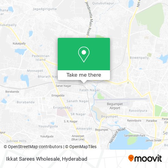 Ikkat Sarees Wholesale map