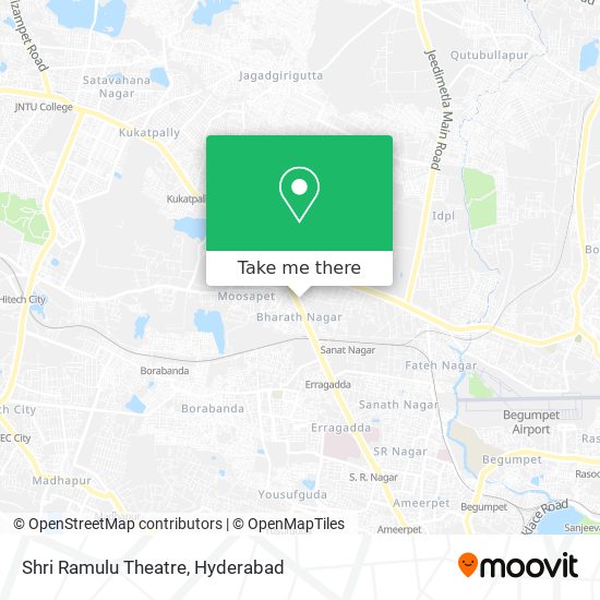 Shri Ramulu Theatre map