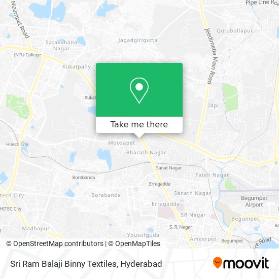 Sri Ram Balaji Binny Textiles map