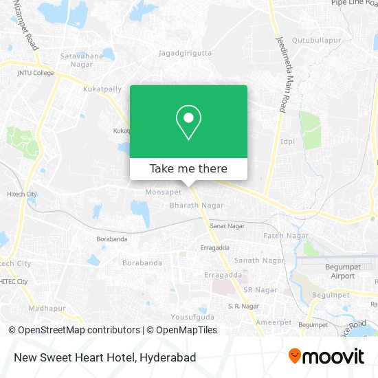 New Sweet Heart Hotel map