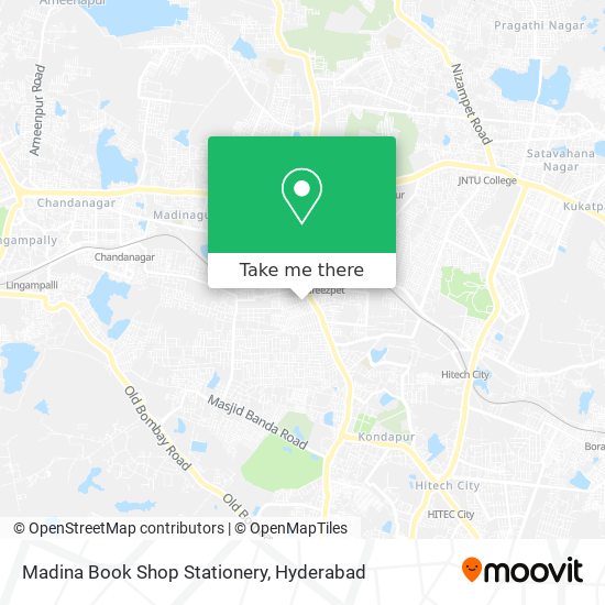 Madina Book Shop Stationery map