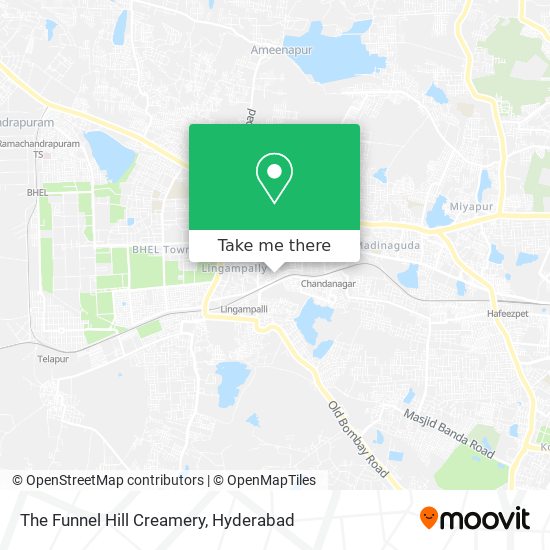 The Funnel Hill Creamery map