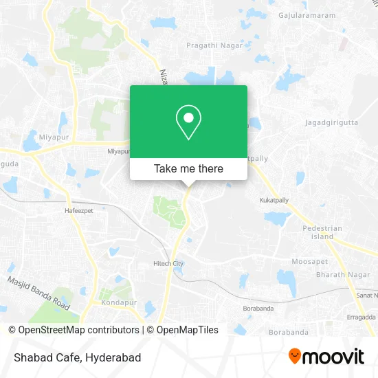 Shabad Cafe map