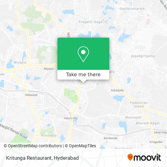 Kritunga Restaurant map