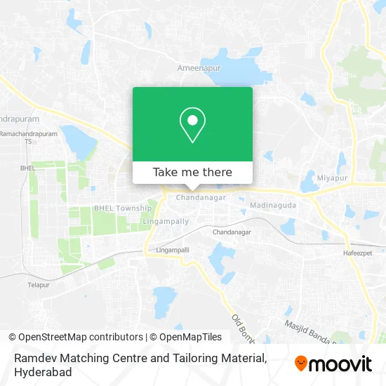 Ramdev Matching Centre and Tailoring Material map