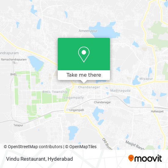 Vindu Restaurant map