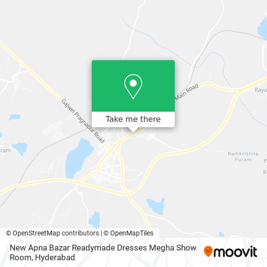 New Apna Bazar Readymade Dresses Megha Show Room map