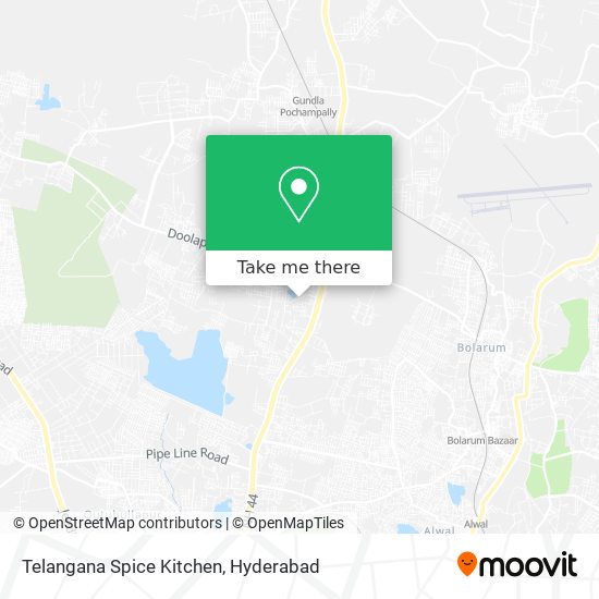 Telangana Spice Kitchen map