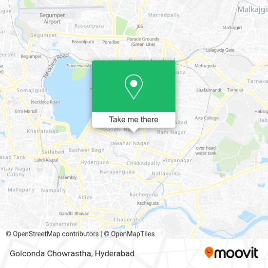 Golconda Chowrastha map