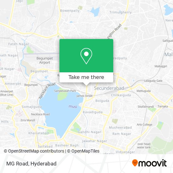 MG Road map