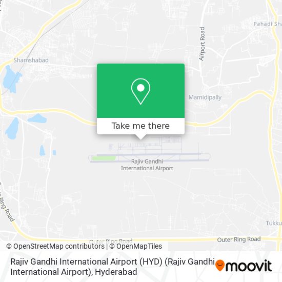 Rajiv Gandhi International Airport (HYD) (Rajiv Gandhi International Airport) map