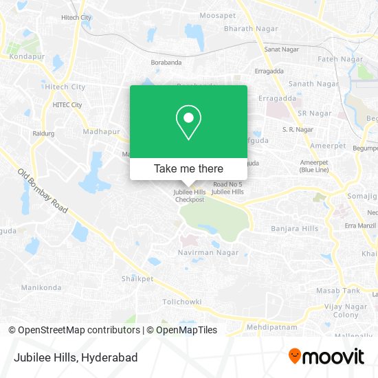 Jubilee Hills map