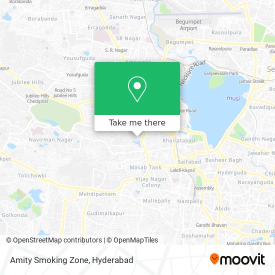 Amity Smoking Zone map