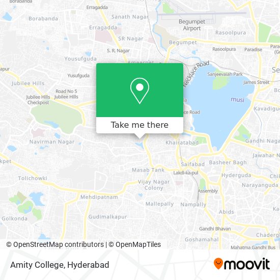 Amity College map