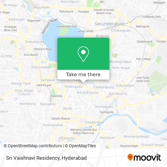 Sri Vaishnavi Residency map