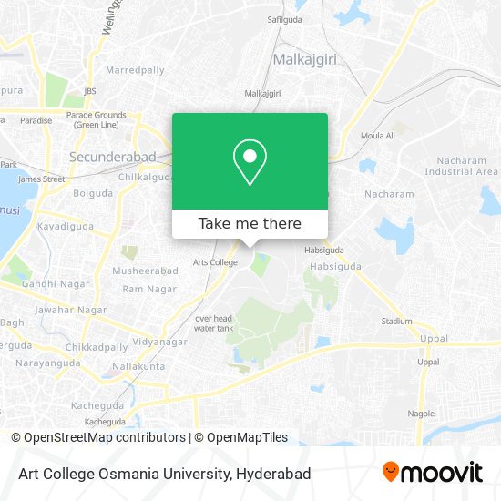 Art College Osmania University map