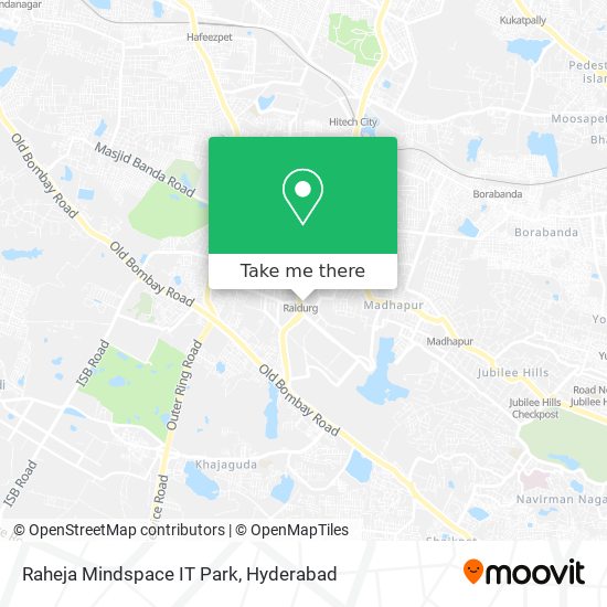 Raheja Mindspace IT Park map