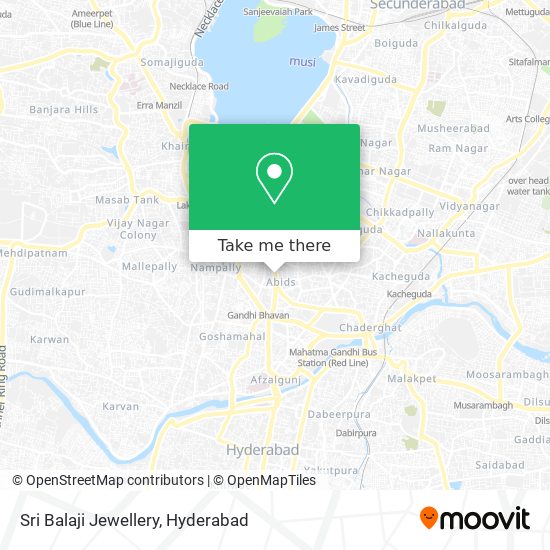 Sri Balaji Jewellery map