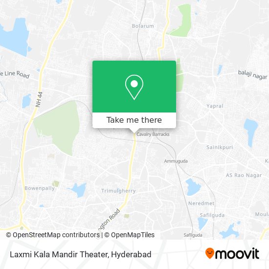Laxmi Kala Mandir Theater map