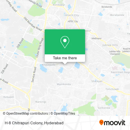 H-8 Chitrapuri Colony map