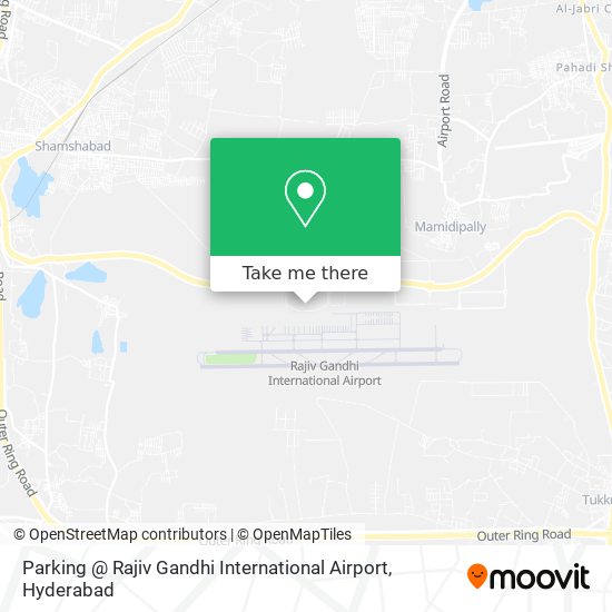 Parking @ Rajiv Gandhi International Airport map