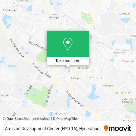 Amazon Development Center (HYD 16) map