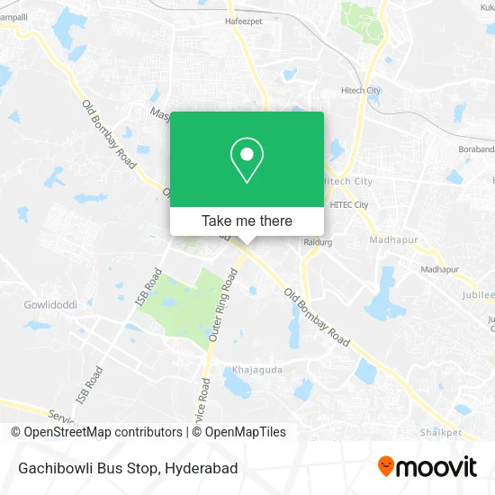 Gachibowli Bus Stop map