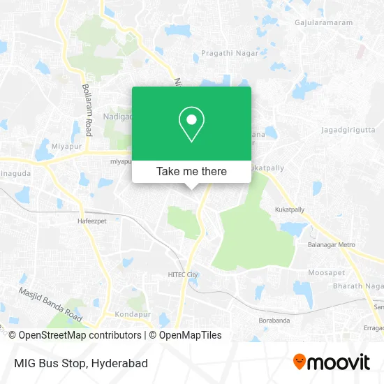 MIG Bus Stop map