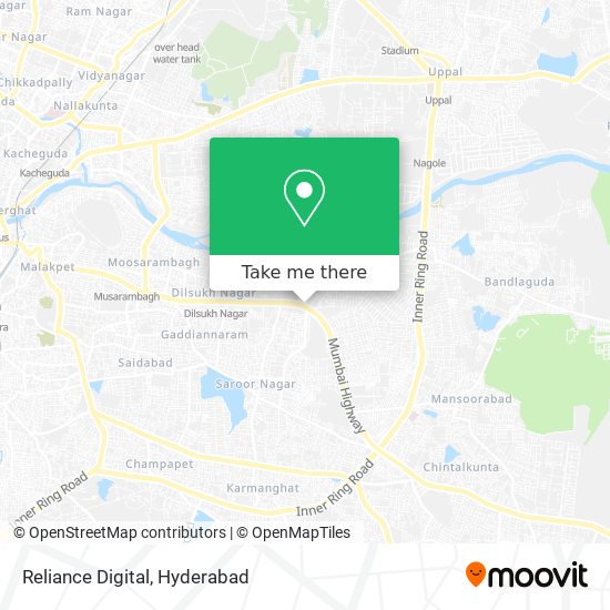 Reliance Digital map