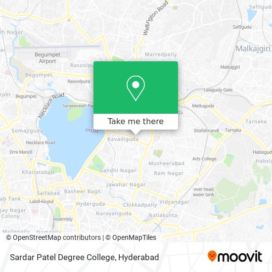 Sardar Patel Degree College map