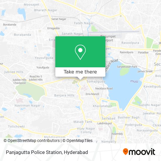 Panjagutta Police Station map