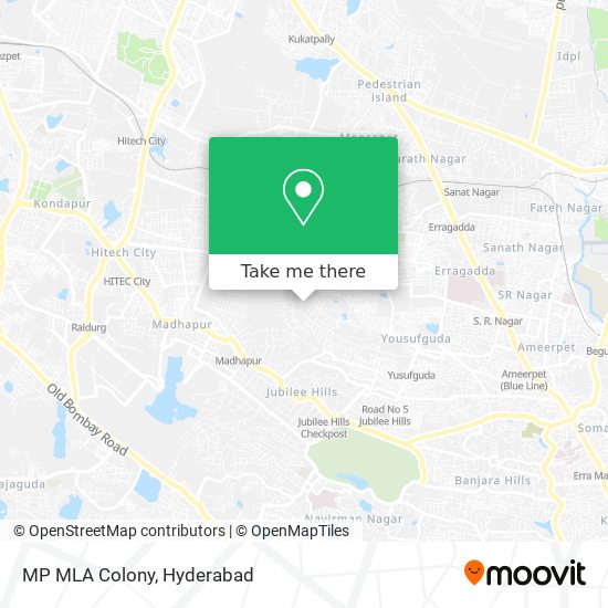 MP MLA Colony map