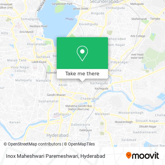 Inox Maheshwari Paremeshwari map