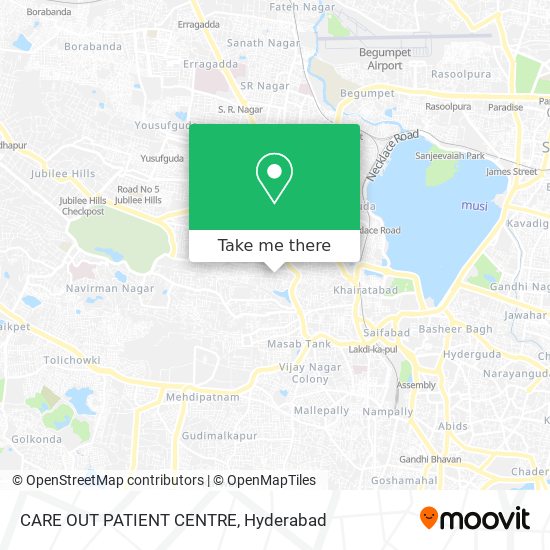 CARE OUT PATIENT CENTRE map