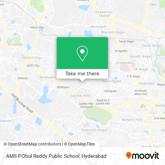 AMS P.Obul Reddy Public School map