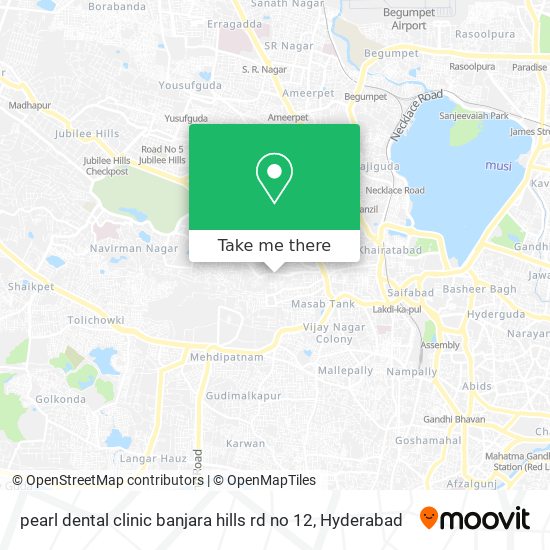 pearl dental clinic banjara hills rd no 12 map
