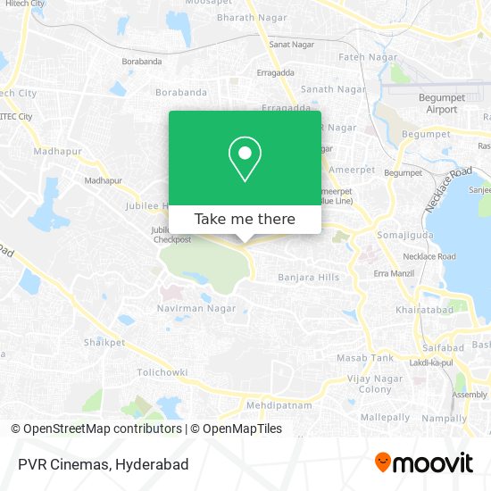 PVR Cinemas map