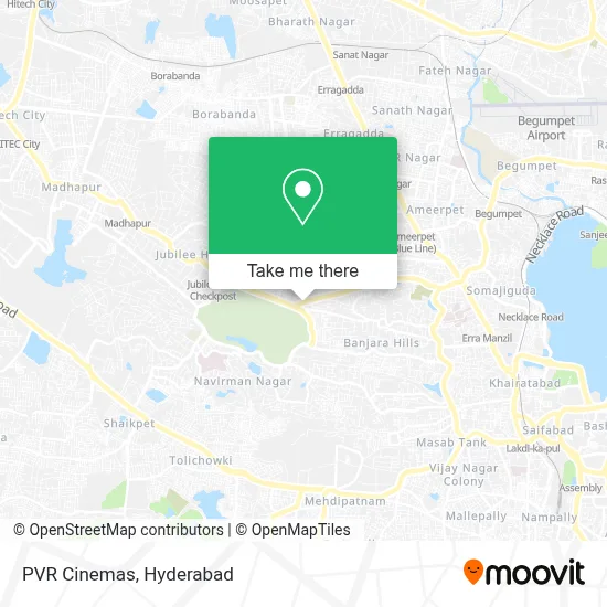 PVR Cinemas map