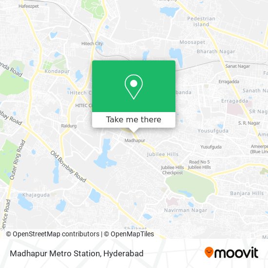 Madhapur Metro Station map