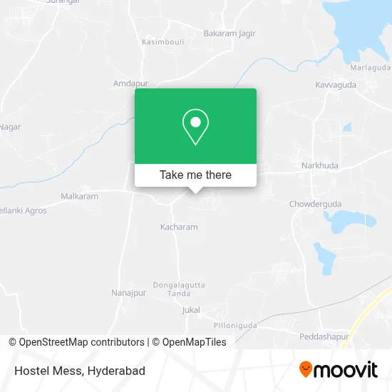 Hostel Mess map