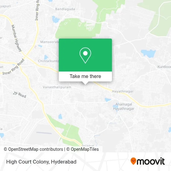 High Court Colony map