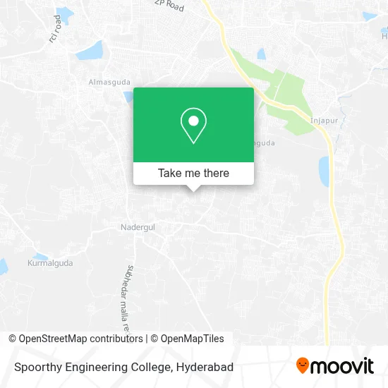 Spoorthy Engineering College map